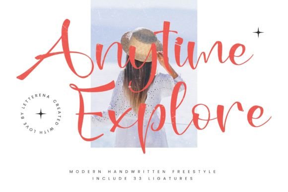 Anytime Explore: The Perfect Handwritten Font for Modern Web Design