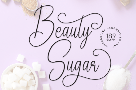Beauty Sugar: The Handwritten Font That Elevates Digital Brand Identity
