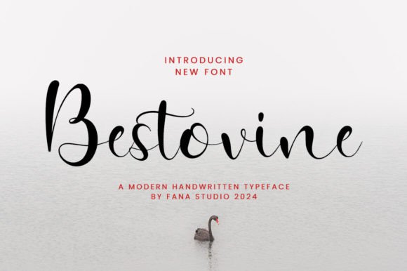 Bestovine: A Gorgeous Script Typeface for Digital Brands
