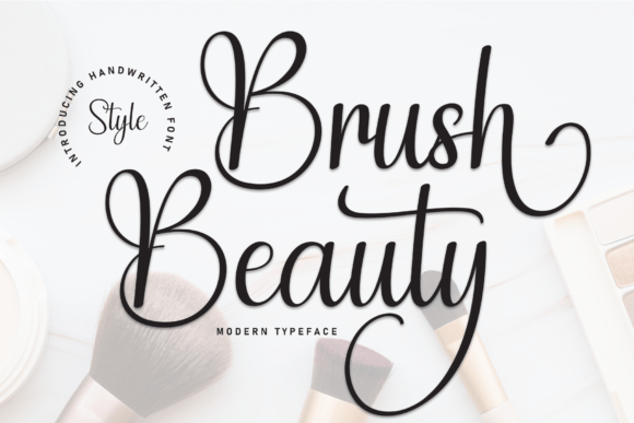 Brush Beauty: A Whimsical Typeface for Handmade Brands