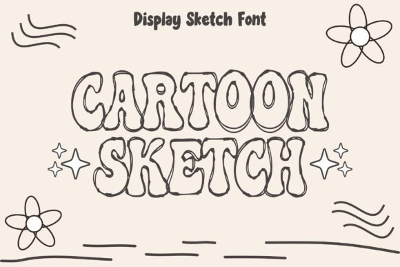Cartoon Sketch: A Playful Typeface for Modern Brand Identity