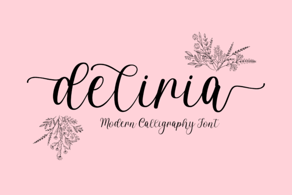 Deliria: A Modern Script Typeface for Editorial Calm