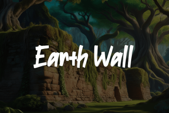 Earth Wall: The Premium Typeface for Bold Brand Identity