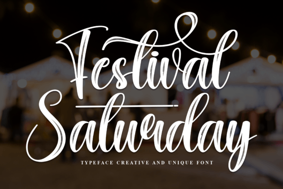 Festival Saturday: The Handwritten Typeface That Elevates Small Business Branding