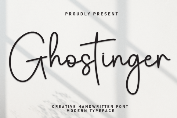 Ghostinger: The Handwritten Typeface for Modern Web Design
