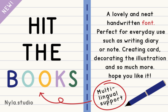 Hit the Books: A Handwritten Typeface for Modern Web Design
