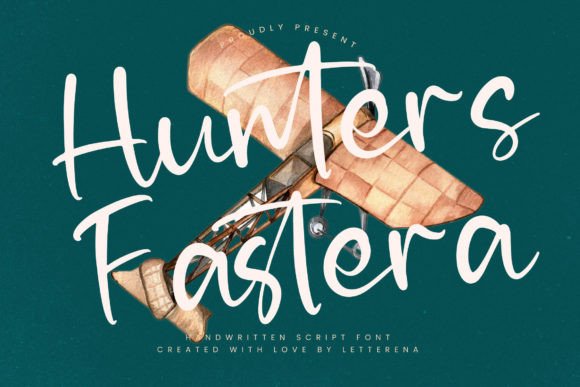 Hunters Fastera: The Handwritten Typeface for Modern Campaigns