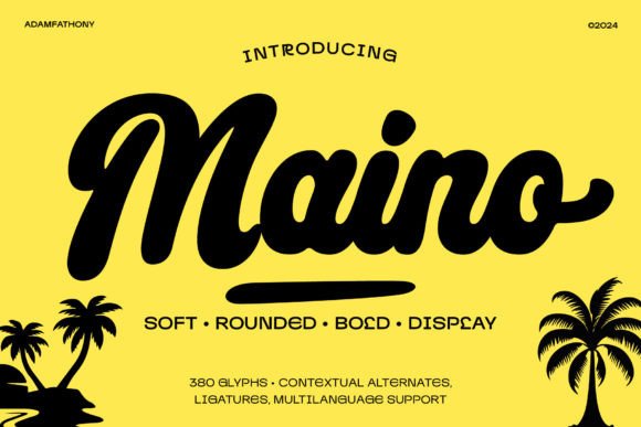 Maino: A Script Amp Typeface for Editorial Elegance