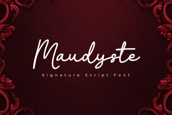 Maudyste: The Signature Script Font for Editorial Excellence