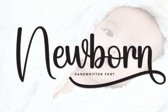 Newborn Typeface: A Sweet Handwritten Font for Brand Identity