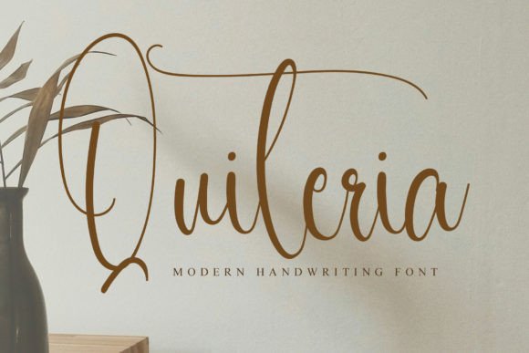 Quiteria Typeface Review: A Handwritten Font for Modern Branding