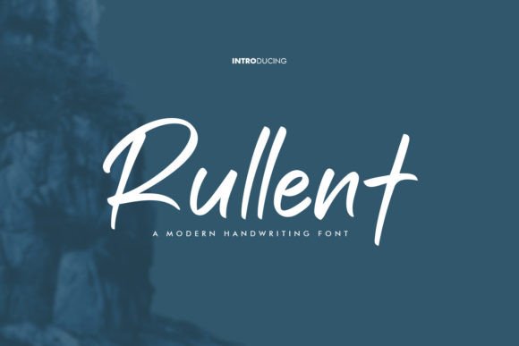 Rullent: The Modern Script Typeface for Elegant Branding Projects