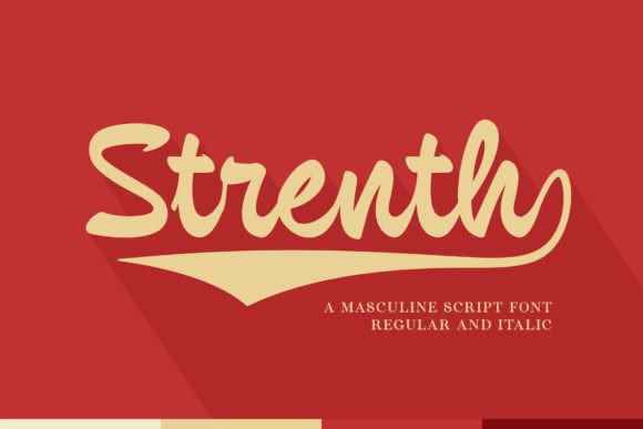 Strenth: The Dynamic Script Font That Elevates Your Brand Identity